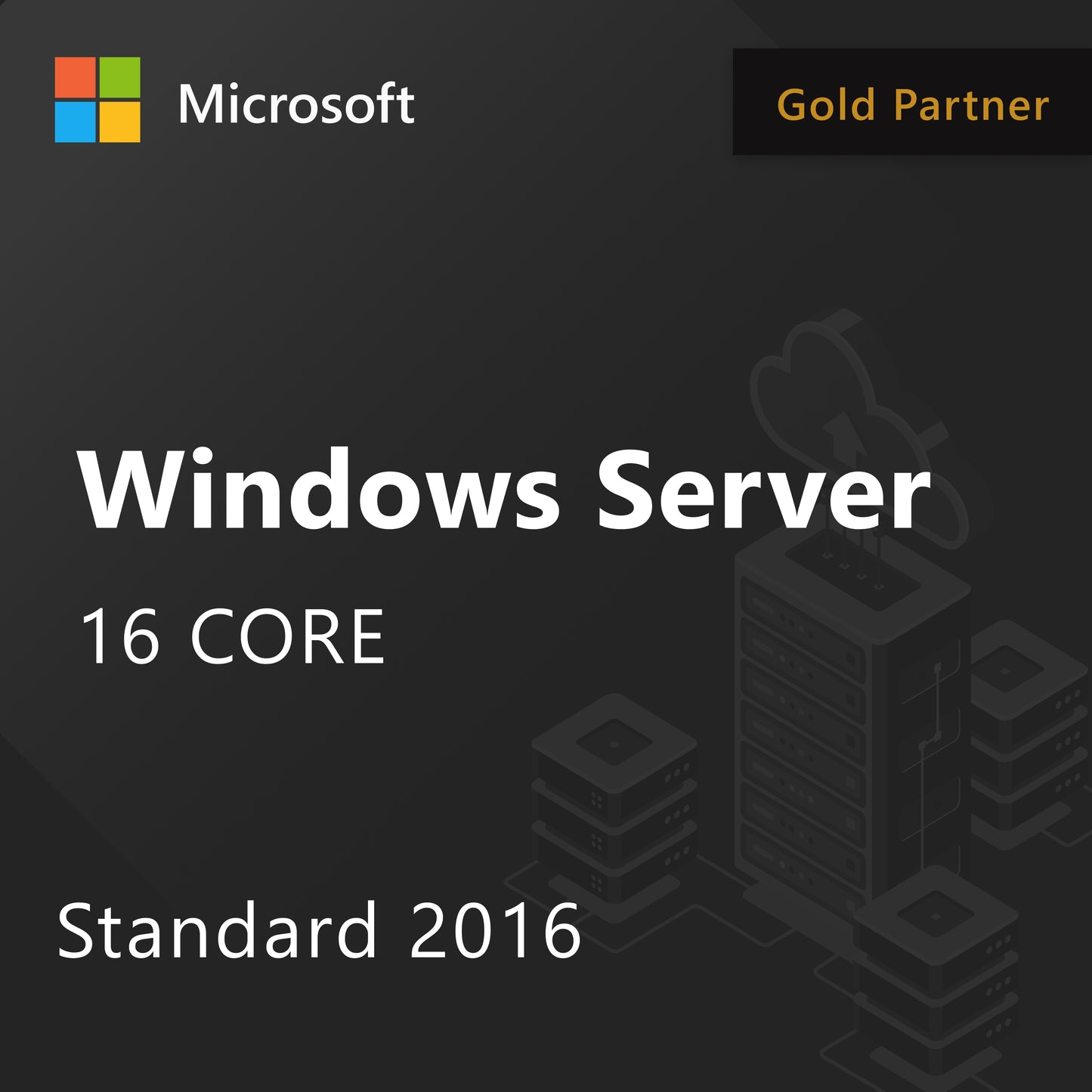 Windows Server 2016 Standard - 16 Core