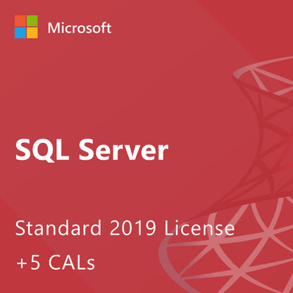 Microsoft SQL Server 2019 Standard - License + 5 CALs