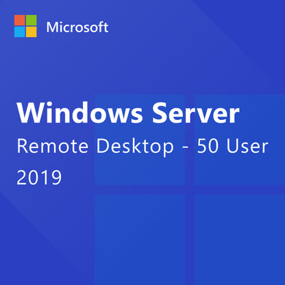 Microsoft Windows Server 2019 Remote Desktop - 50 User